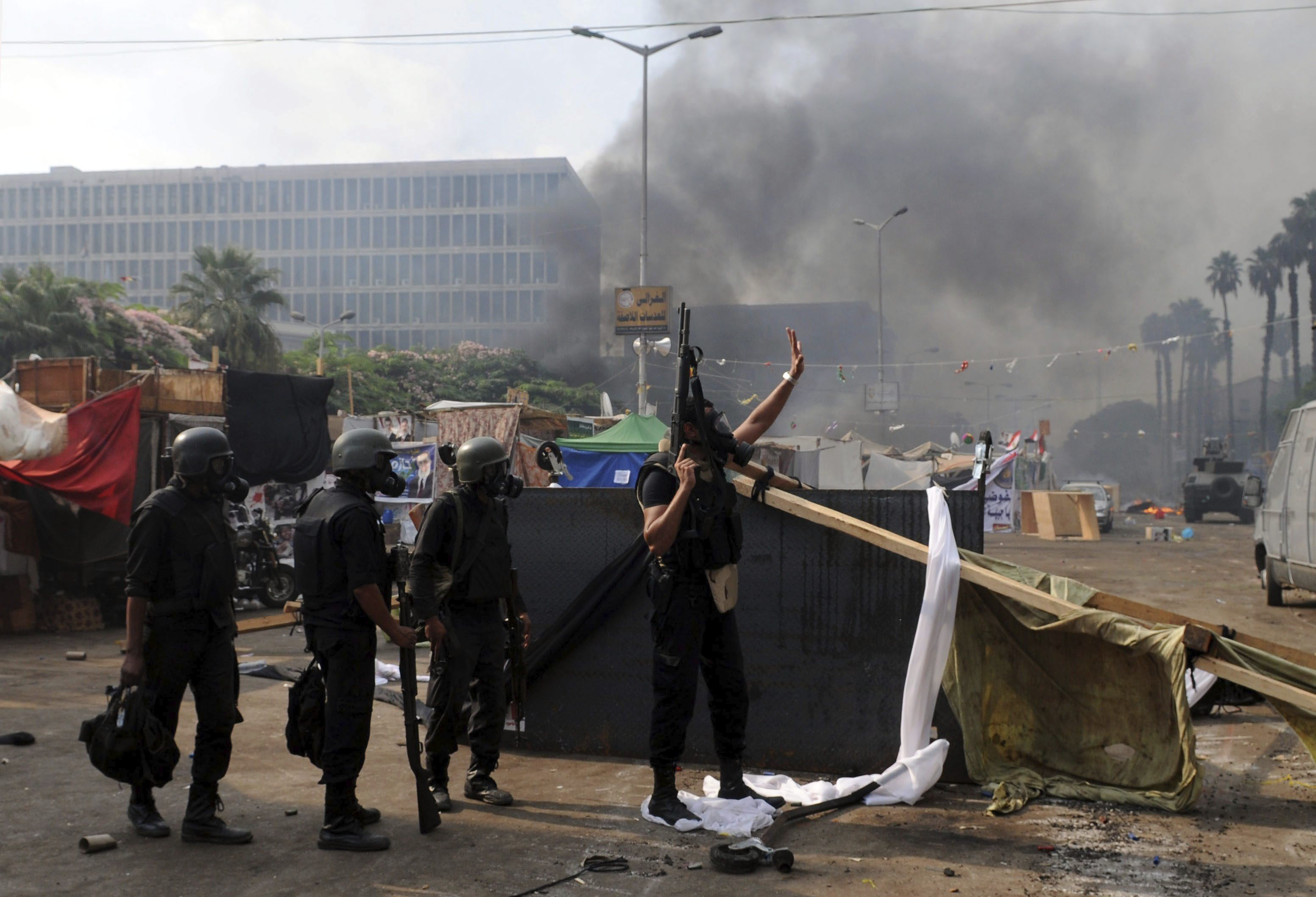 Desalojo en El Cairo