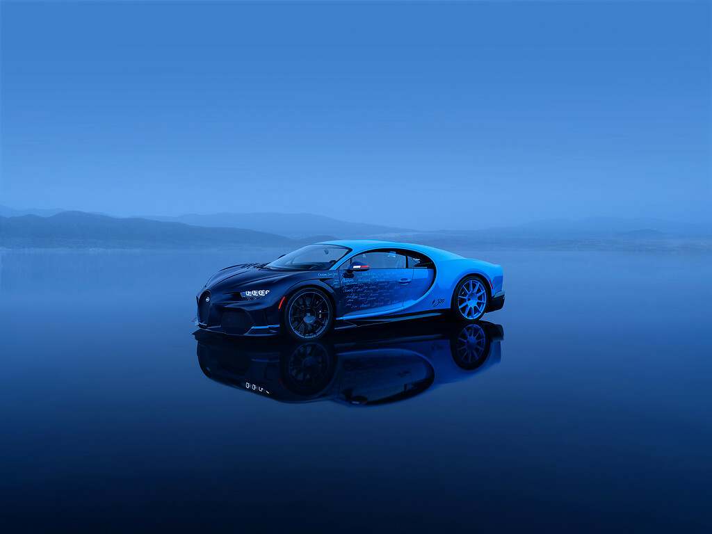 Impresionante línea la que luce el Bugatti Chiron Super Sport L´Ultime.