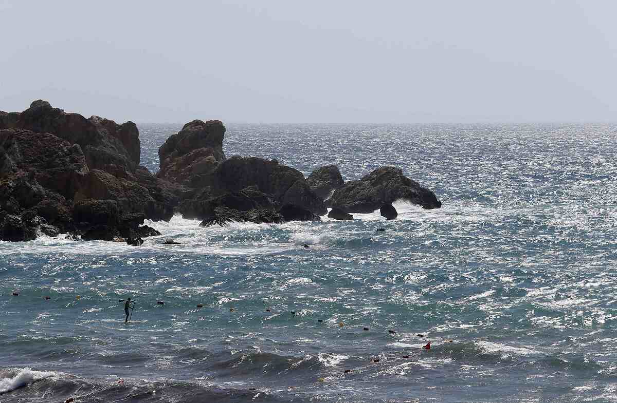Diferentes azules del mar