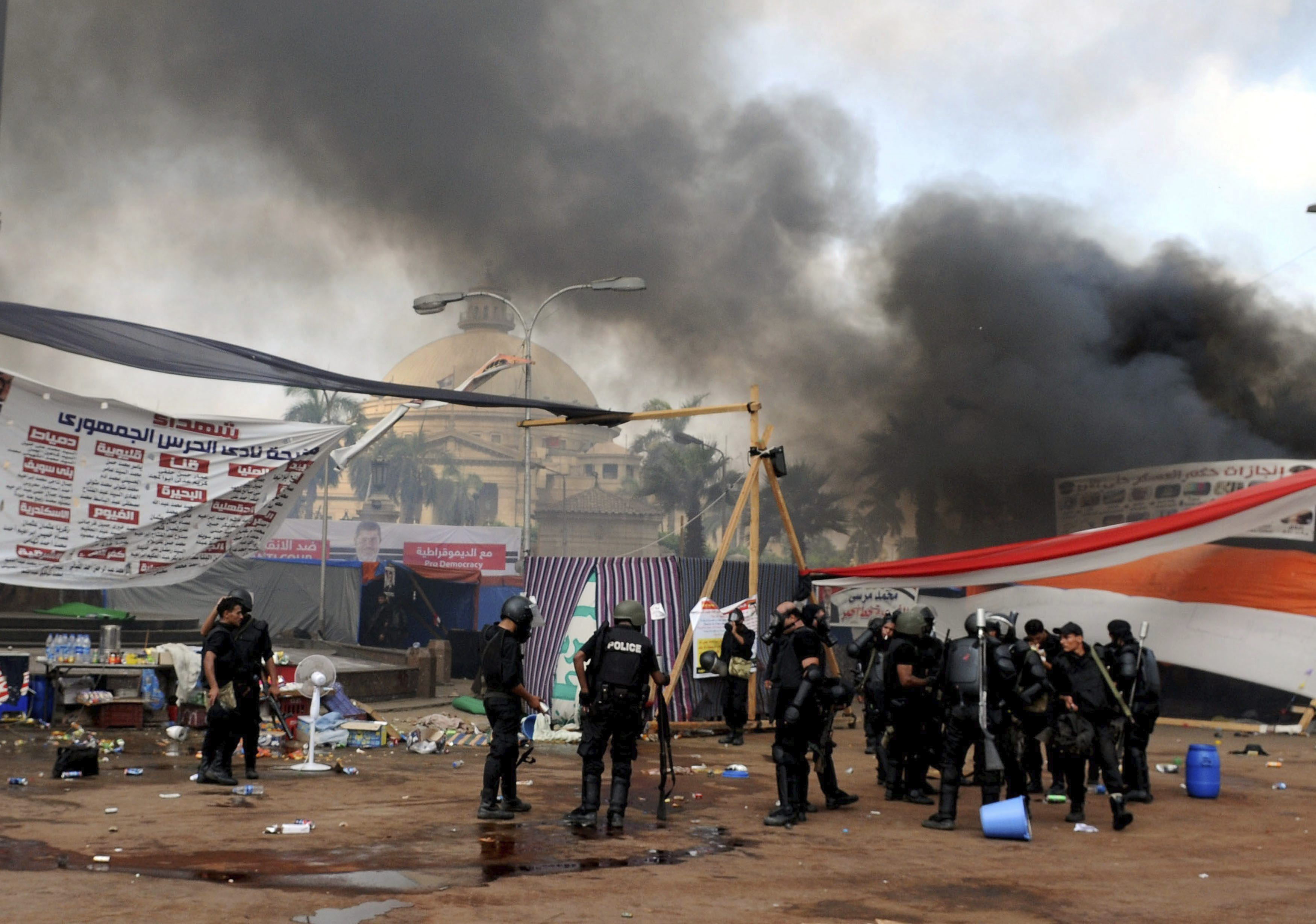 Desalojo en El Cairo