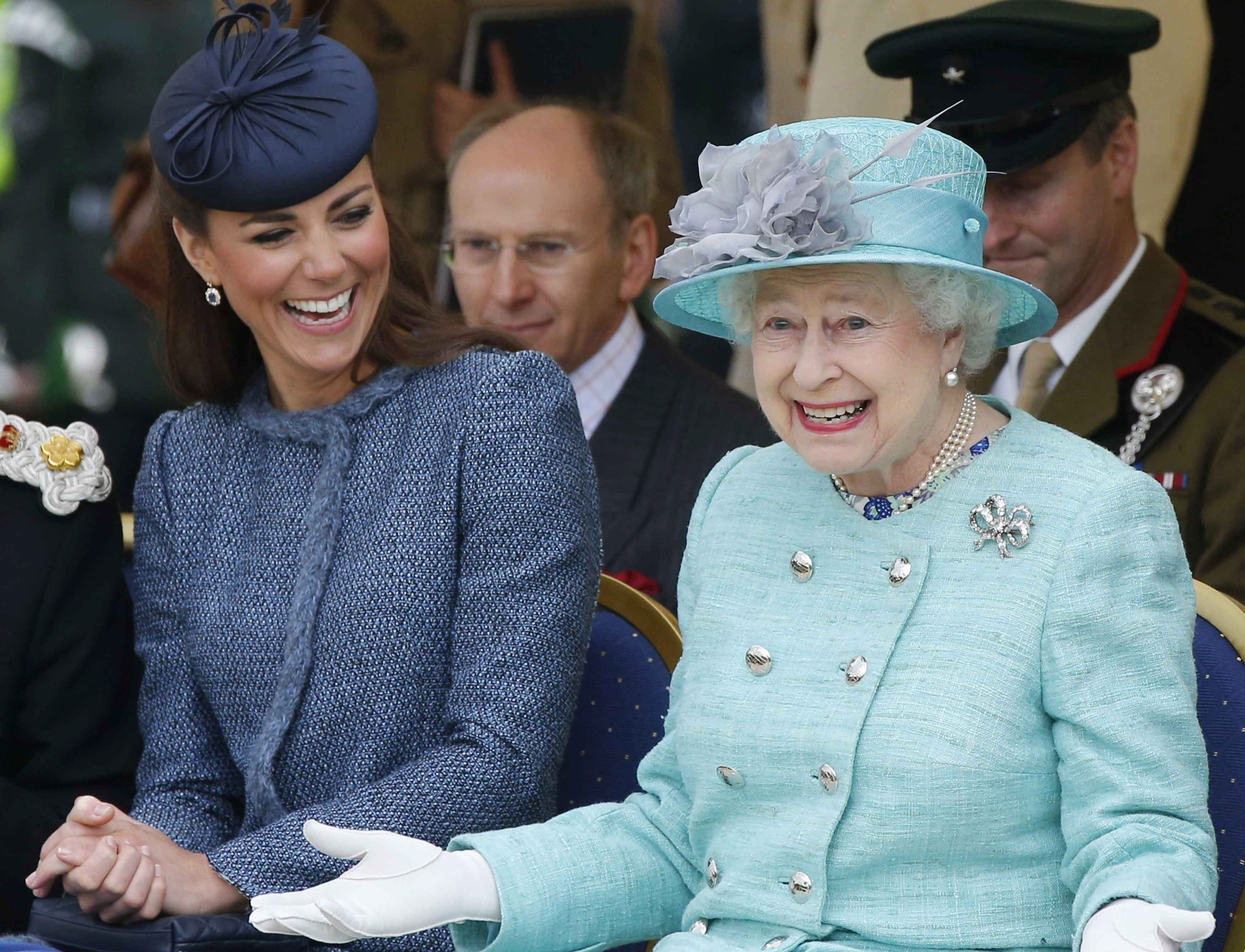 Catalina y la reina Isabel II
