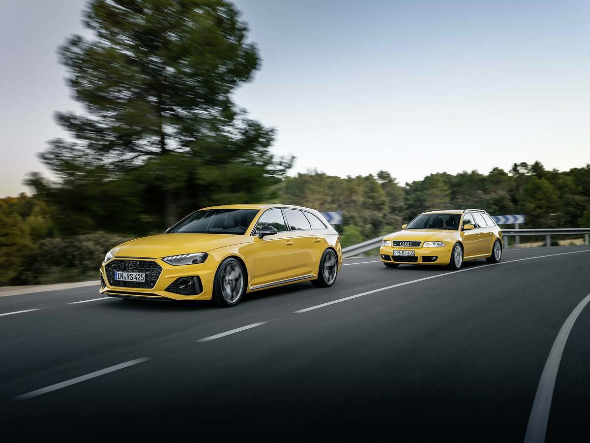 Audi RS 4 Avant edition 25 years: 20 CV extra rodeados de mucho color amarillo