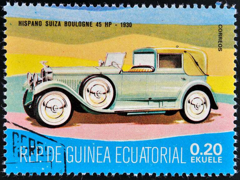 Sello con Hipano-Suiza
