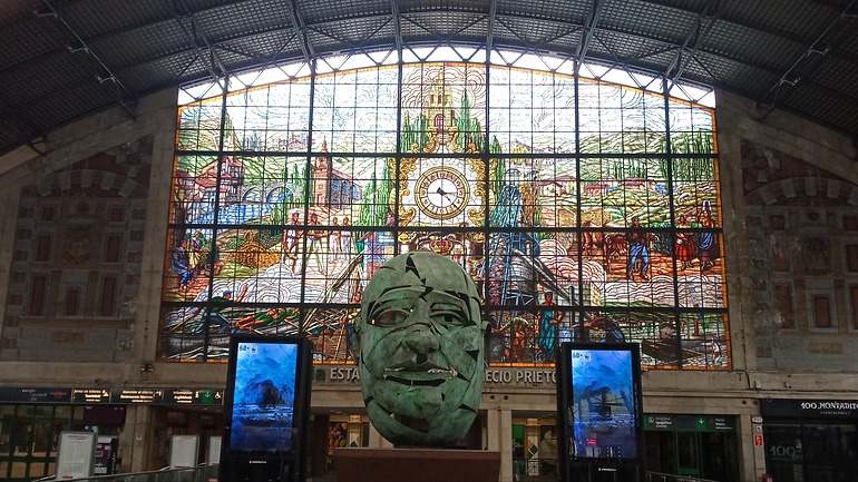 Estación de Abando en Bilbao.