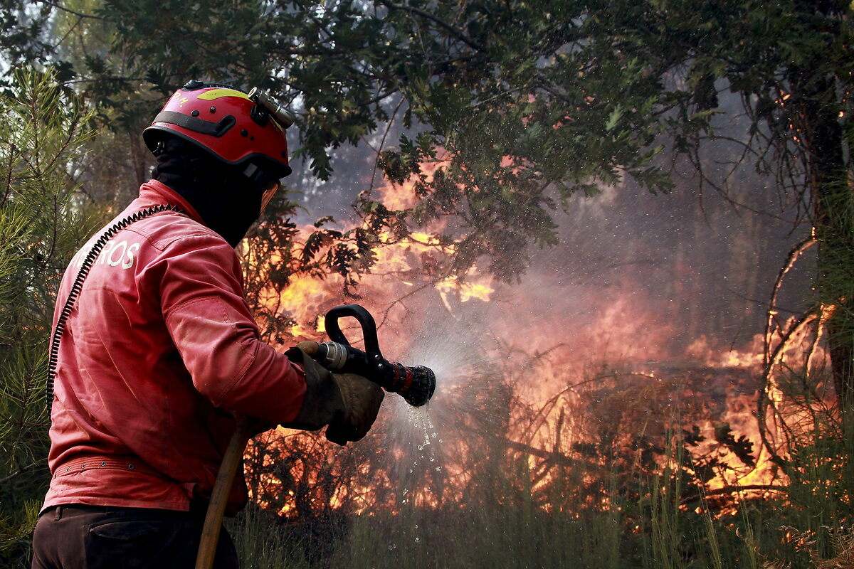 Fuego en Portugal