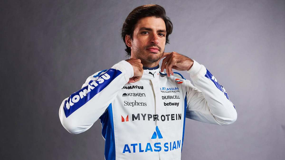 Carlos Sainz (Williams): contrato hasta 2025 con posibilidad de un año más.