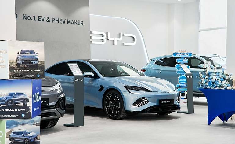 La marca china BYD junto con Harmony Auto inauguran dos nuevos concesionarios en Madrid
