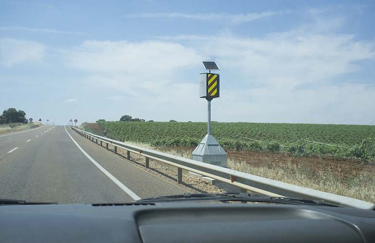 Radar con placas solares