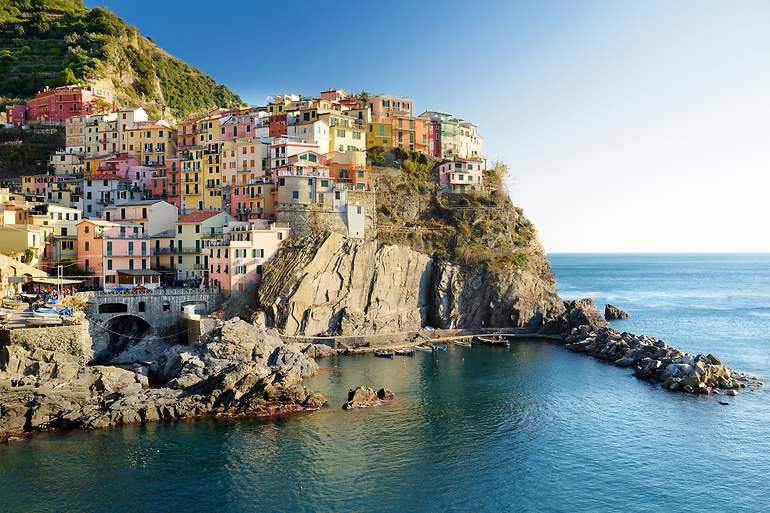 Ciudad colgante en Italia