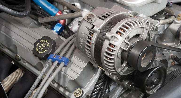 Alternador de un coche