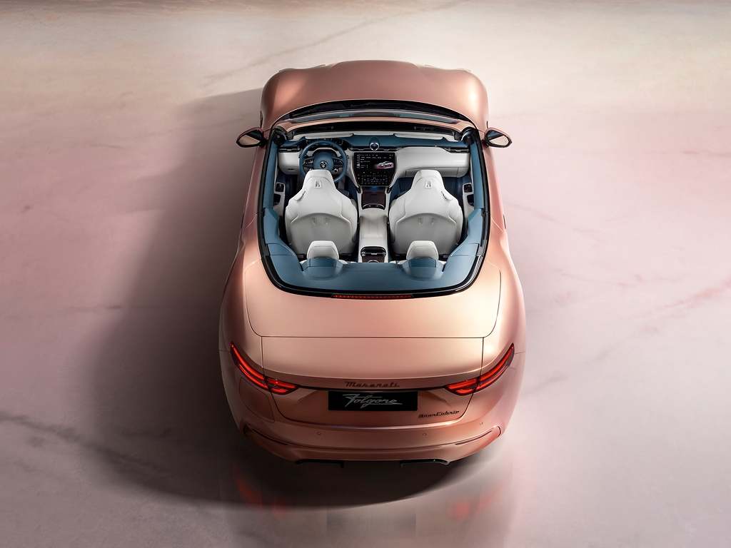 Así luce el nuevo Maserati GranCabrio Folgore, la versión eléctrica del bonito descapotable