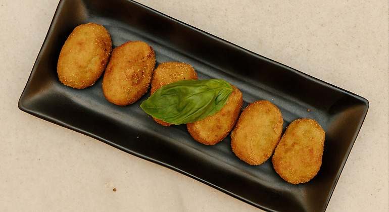 croqueta de pesto