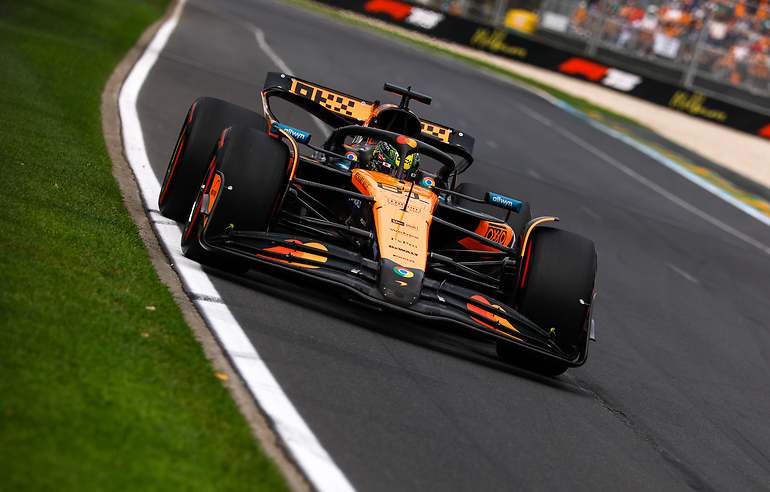 Oscar Piastri en el GP de Australia 2025