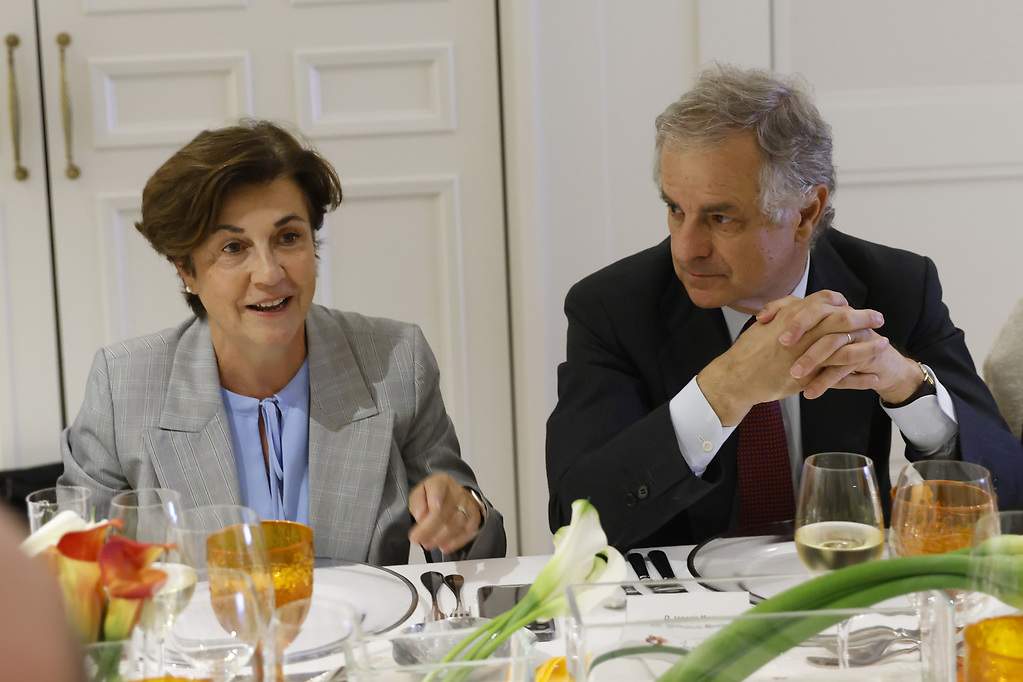 Ángeles Santamaría, consejera delegada de Iberdrola e Ignacio Moreno, presidente de Metrovacesa