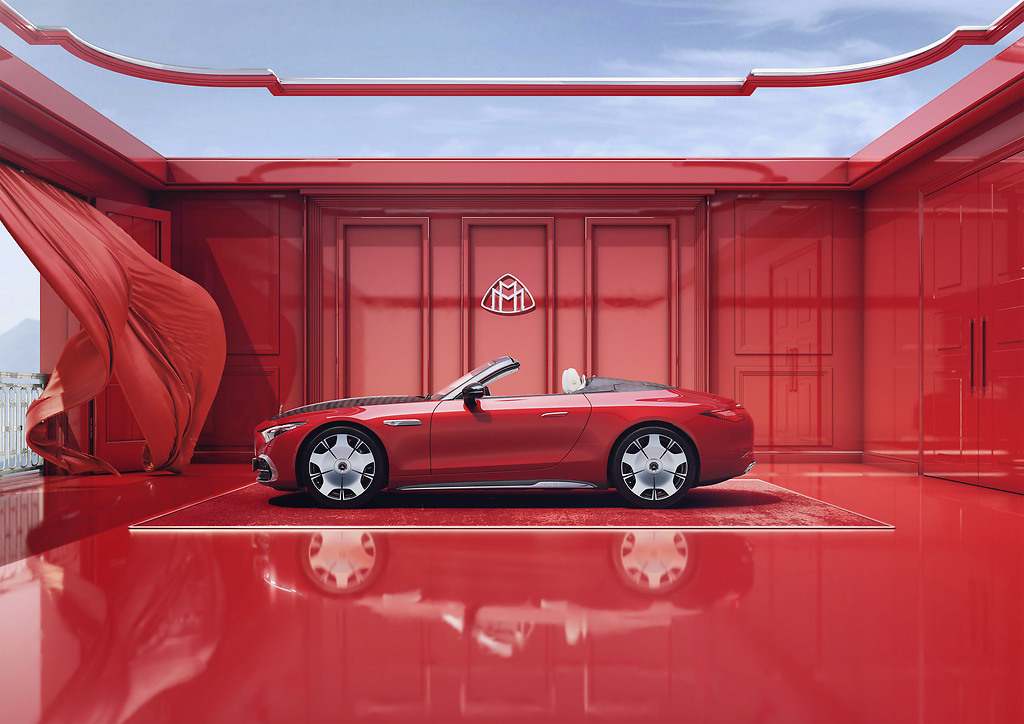 Mercedes Maybach SL 680 Monogram Series. Dos conceptos de diseño para su lanzamiento al mercado: "Red Ambience" y "White Ambience".