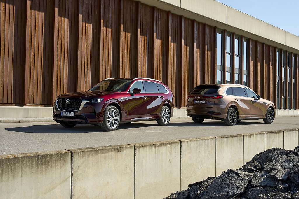Mazda CX-80. Su precio arranca en 56.544 euros, tras descontar la oferta comercial que da la marca de 3.900 euros.