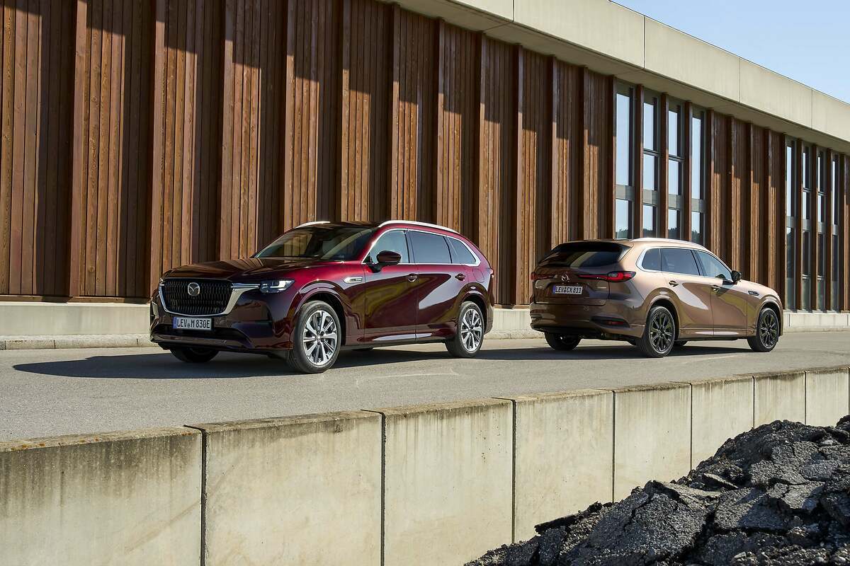 Mazda CX-80. Su precio arranca en 56.544 euros, tras descontar la oferta comercial que da la marca de 3.900 euros.