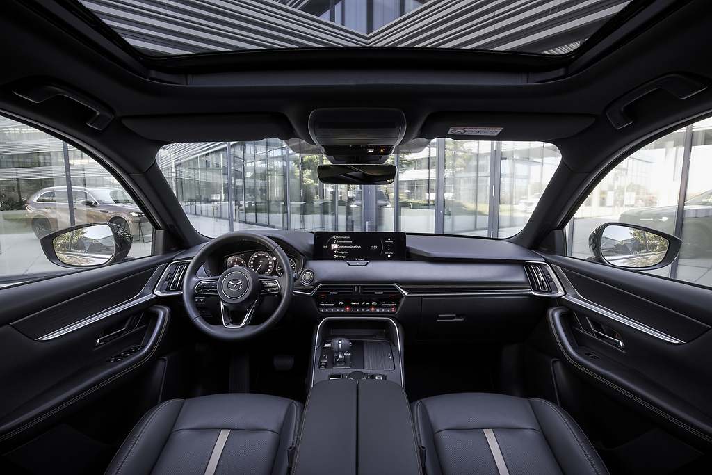 Mazda CX-80. Interior con el acabado Homura.