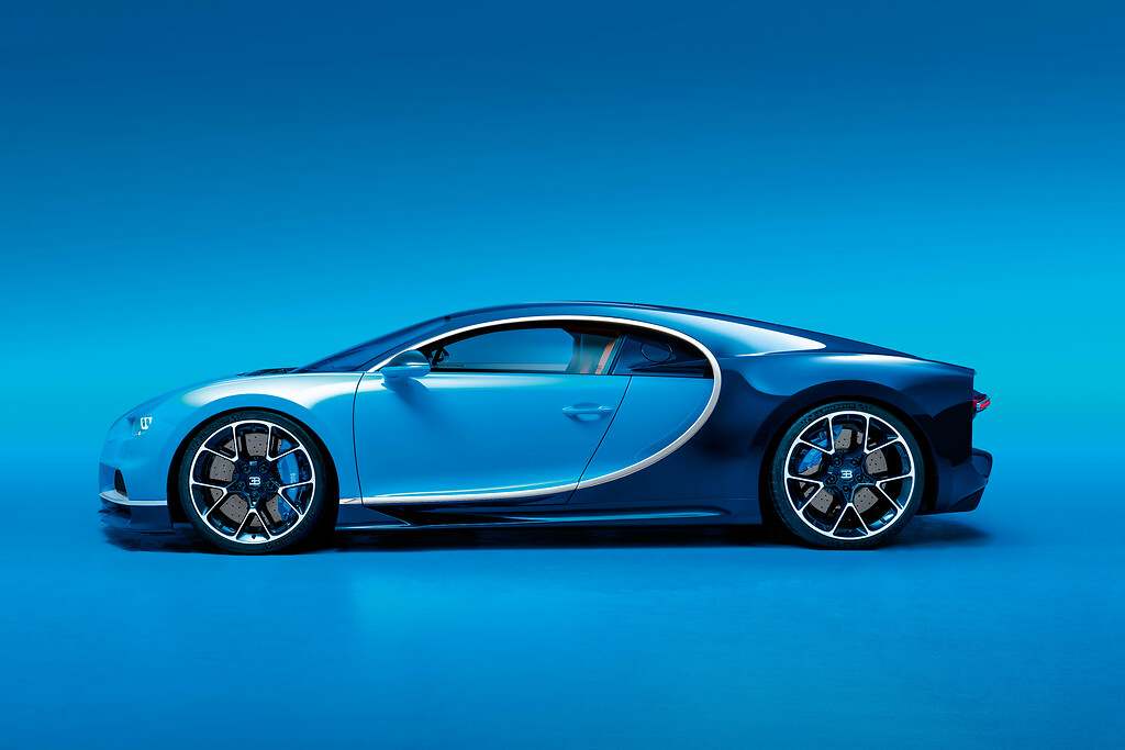 Es el último Bugatti de carretera con motor W16.