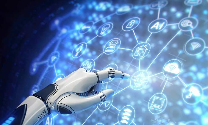 Tecnologa mano robot
