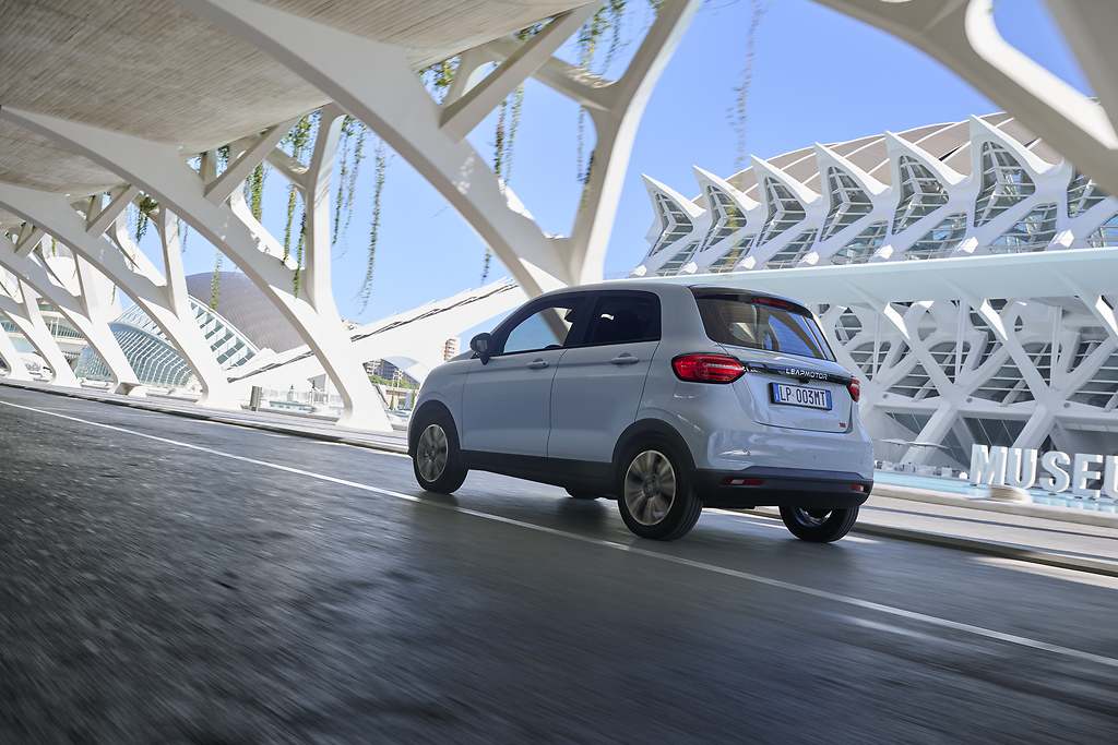 Leapmotor T03. Un coche urbano de 3,62 metros de largo.