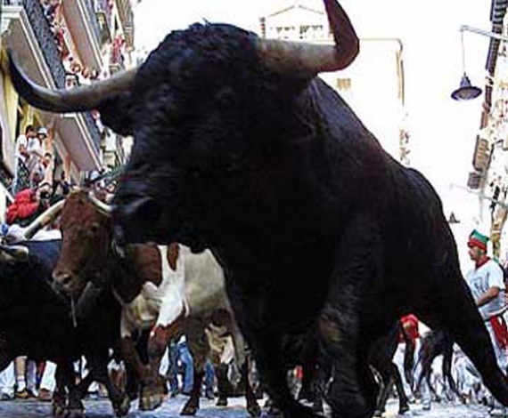 <b>'Encierro en 3D: bull running en Pamplona'</b>