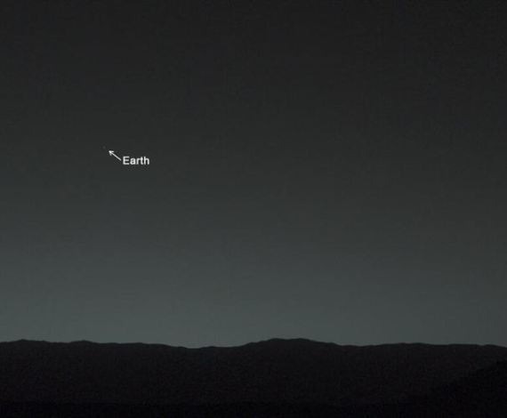 La Tierra desde Marte