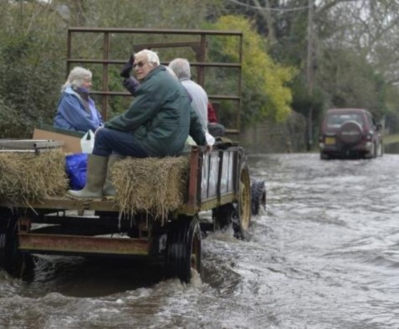 Inundaciones en el sur de Inglaterra