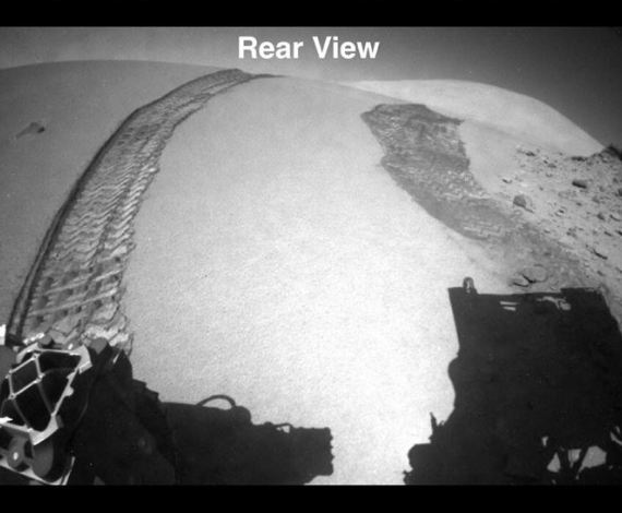 Tras superar la duna