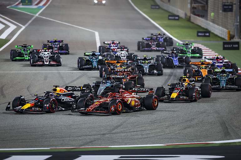 Salida del GP de Bahréin 2024 de Fórmula 1