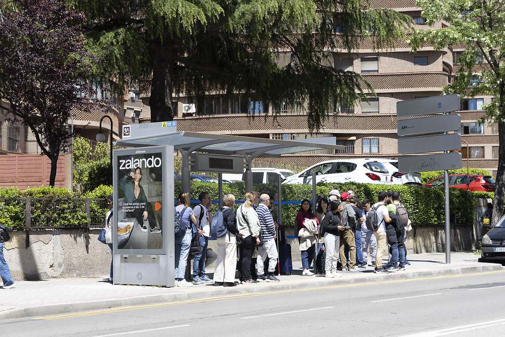 Paradas hasta los topes