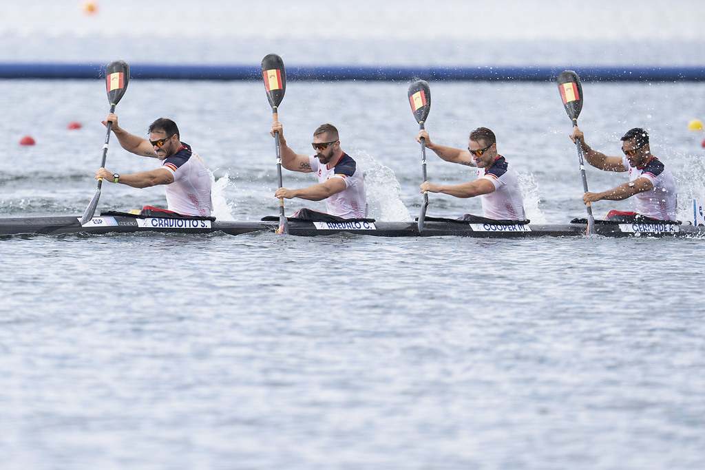 Otra medalla para el piragüismo en la competición K4 500 m M