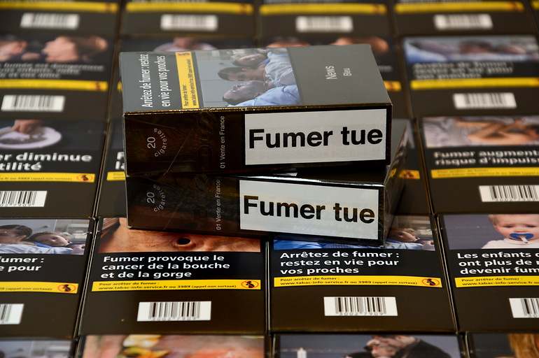 Cajetillas genéricas de tabaco en Francia
