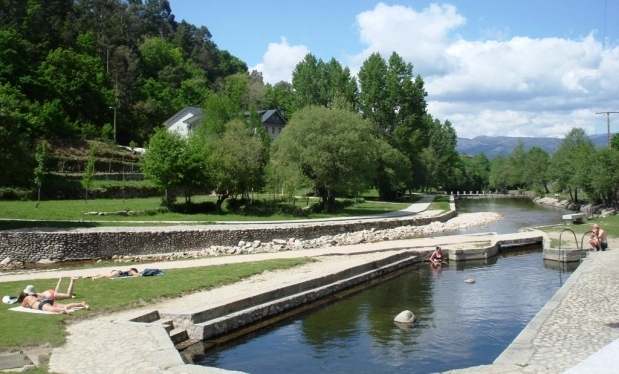 Los Baños del Río Caldo, en Ourense.