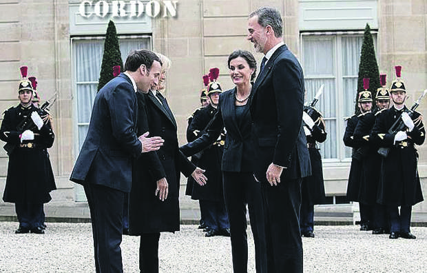 Su encuentro con Macron en París
