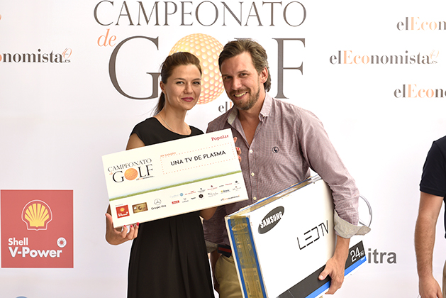 Mikel Campo (Arena Media), ganó una TV por cortesía del Banco Popular
