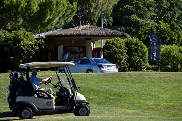 Detalle del Kiosco en el Campo La Morañeja Golf II
