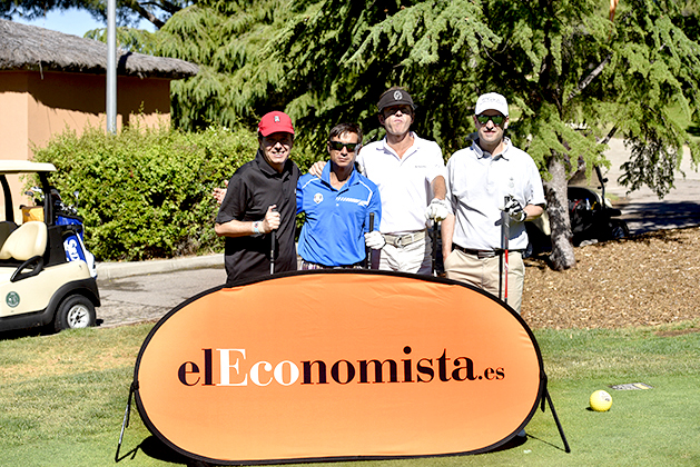Manuel Fernando Gil (Santander), José Jaime Sánchez (Nic), Carlos Pellicer (CF Comunicación) y Fernando Egido (Self Bank)