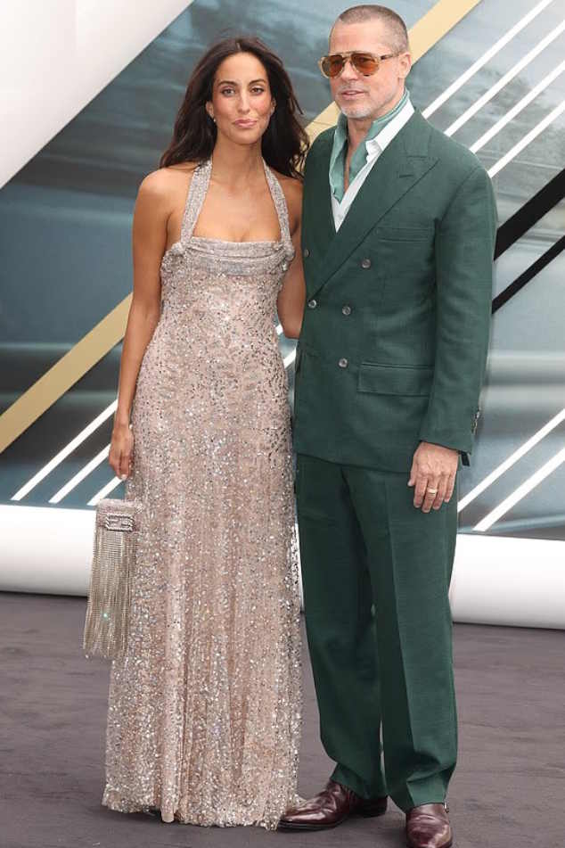 Inés de Ramón y Brad Pitt