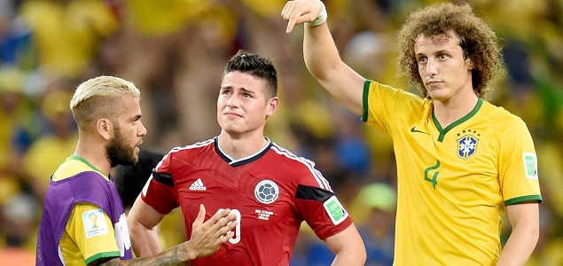 David Luiz Y Dani Alves Tuvieron Un Gran Gesto Con James Rodriguez Ecodiario Es