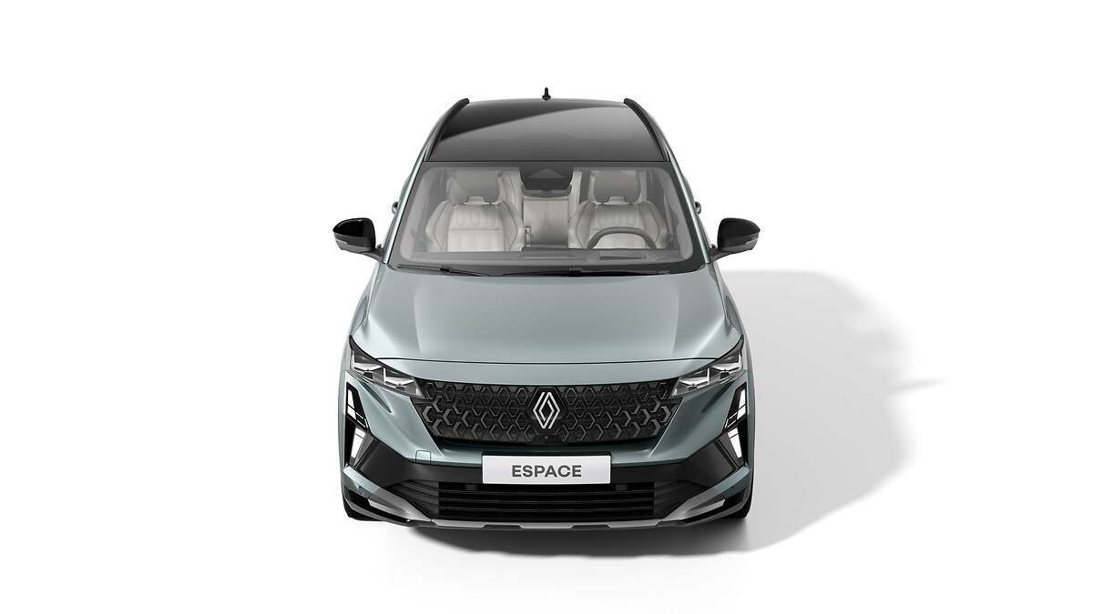 Renault Espace 2025. Los faros están equipados de serie con tecnología LED adaptative vision y como opción con tecnología LED Matrix vision.