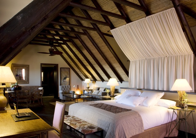 Una de las habitaciones del hotel