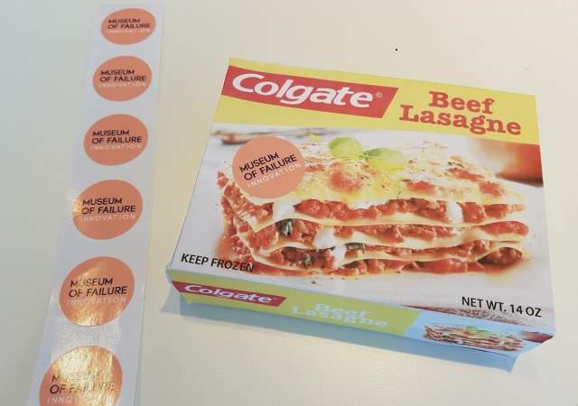 La lasaña Colgate