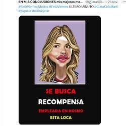 Piqué looks for the employee who humiliates Clara Chía with derogatory caricatures 4