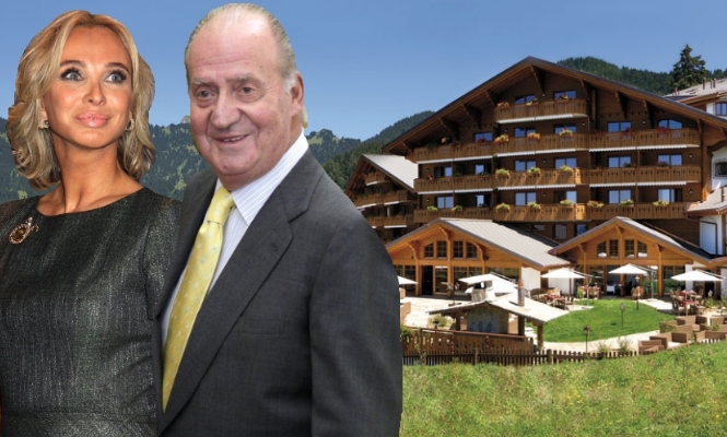El refugio de don Juan Carlos y Corinna en los Alpes suizos cuesta ...
