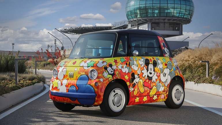 Fiat Topolino Disney de Cavazzano.