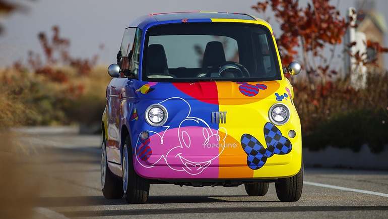 Fiat Topolino Disney Abstract.