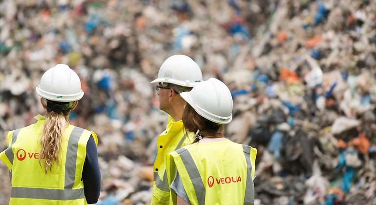 Veolia fomenta la economía circular en la gestión de los residuos.