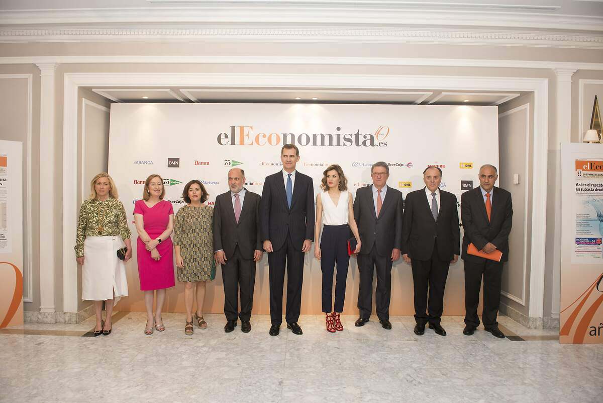 Almuerzo X aniversario con Sus Majestades los Reyes Don Felipe y Doña Letizia