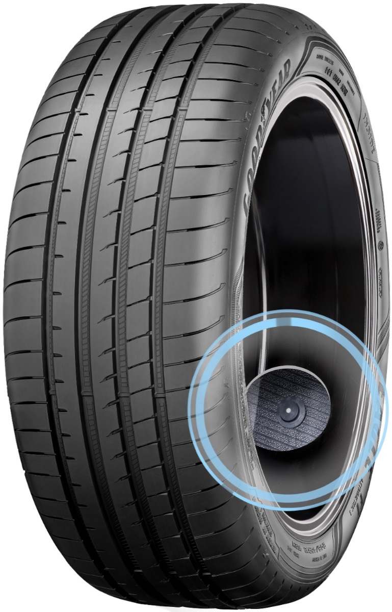 Neumático de Goodyear con un sensor conectado integrado en el interior de la cubierta